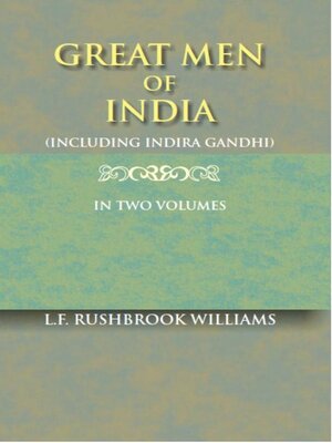 cover image of Great Men of India (Including Indira Gandhi)